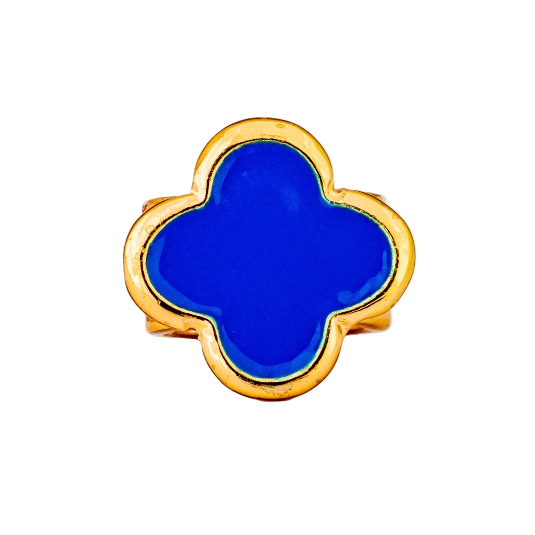 Blue Agate 3D Clover Charm - CharMED