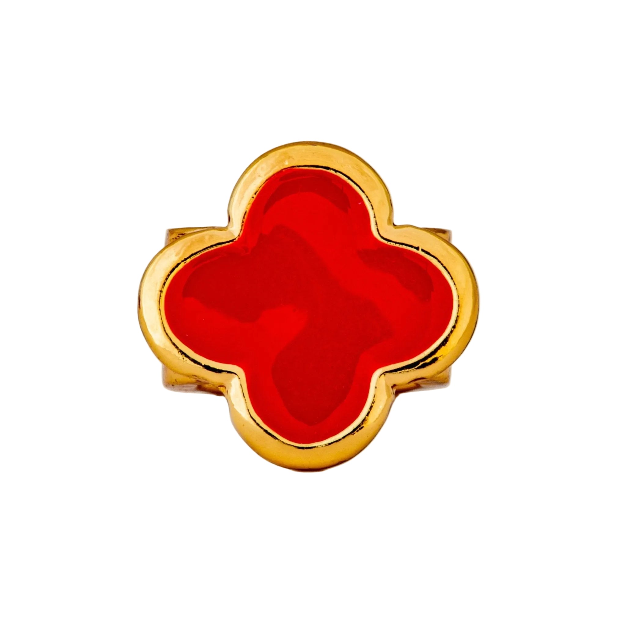 Chili Red 3D Clover Charm - CharMED