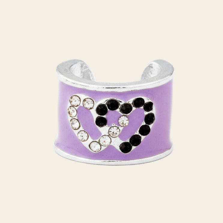 Interlocking Hearts Charm - CharMED