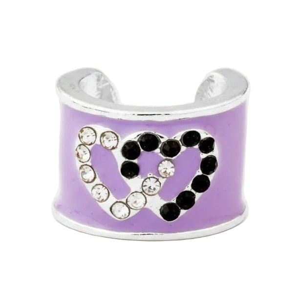 Interlocking Hearts Charm - CharMED