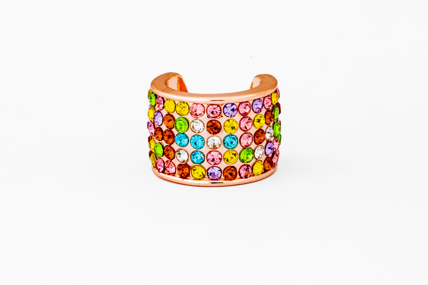 Rainbow Rose Gold Charm