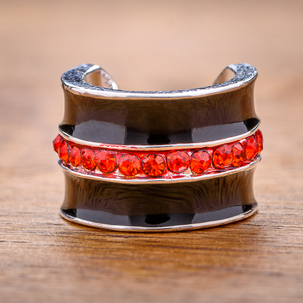 Thin Red Line of Courage charm