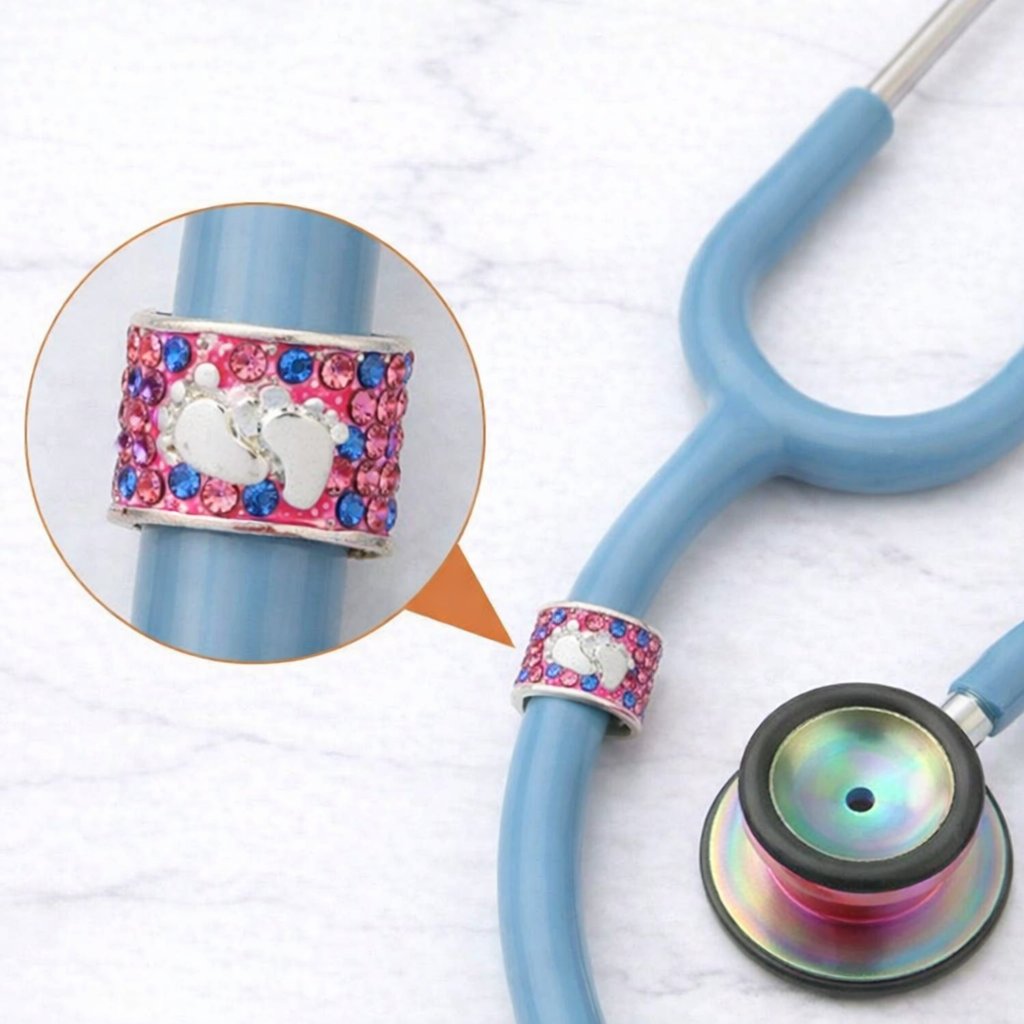 Little Feet Stethoscope Charm