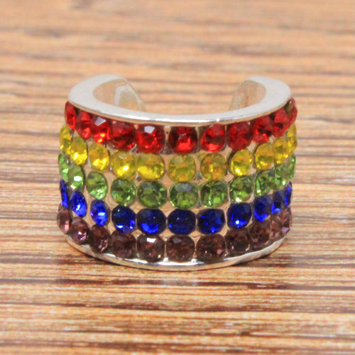 charMED Custom Stethoscope Charms - Rainbow Sparkle