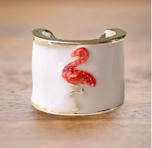 charMED Custom Stethoscope Charms - Flamingo Charm