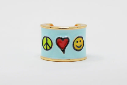 charMED Custom Stethoscope Charms - Peace Love Joy charm