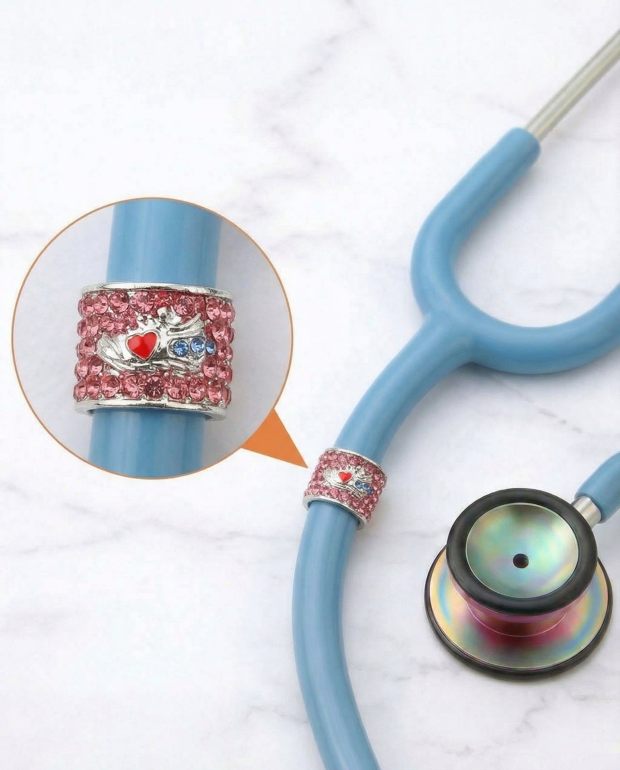 Running Shoe Stethoscope Charm