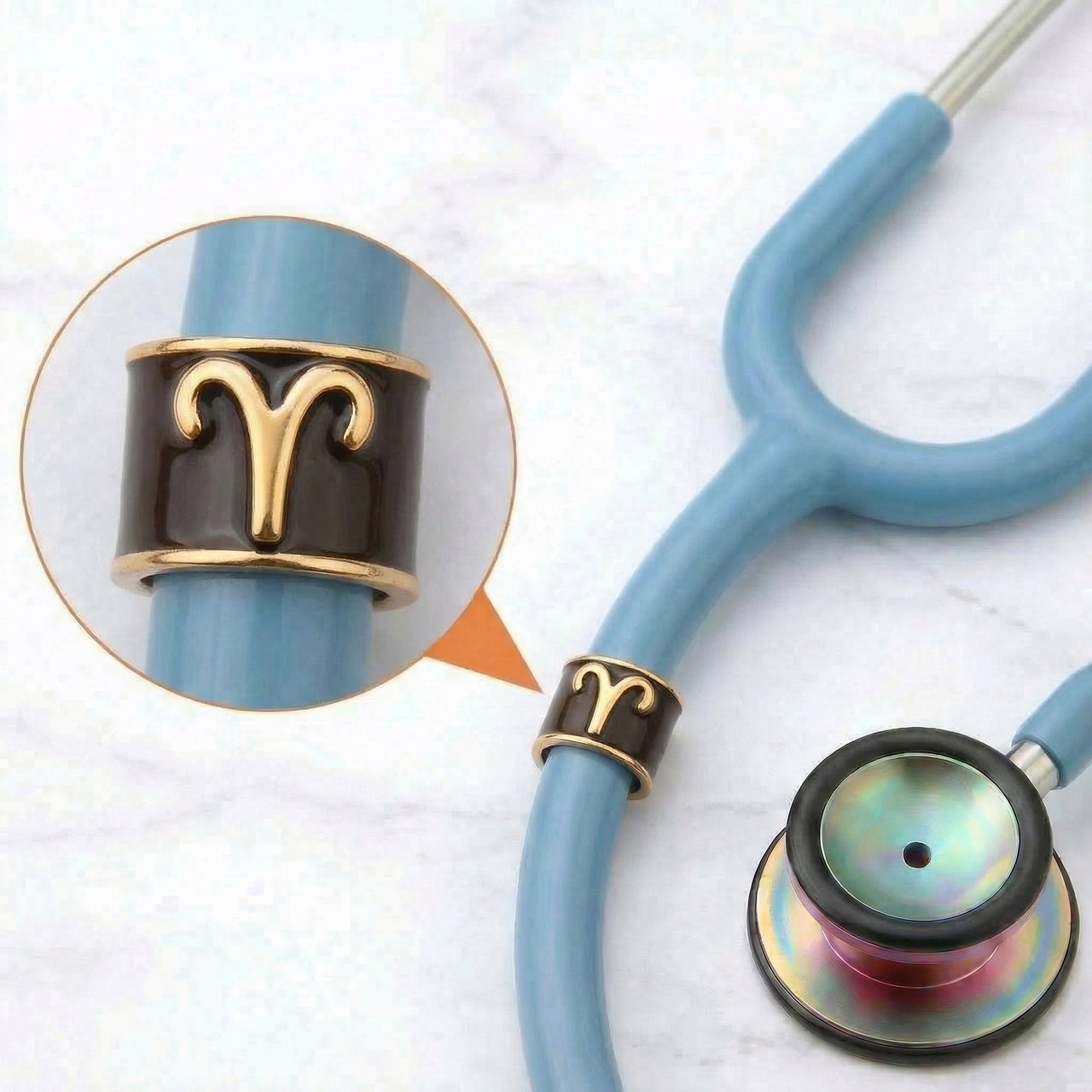 Aries Stethoscope Charm