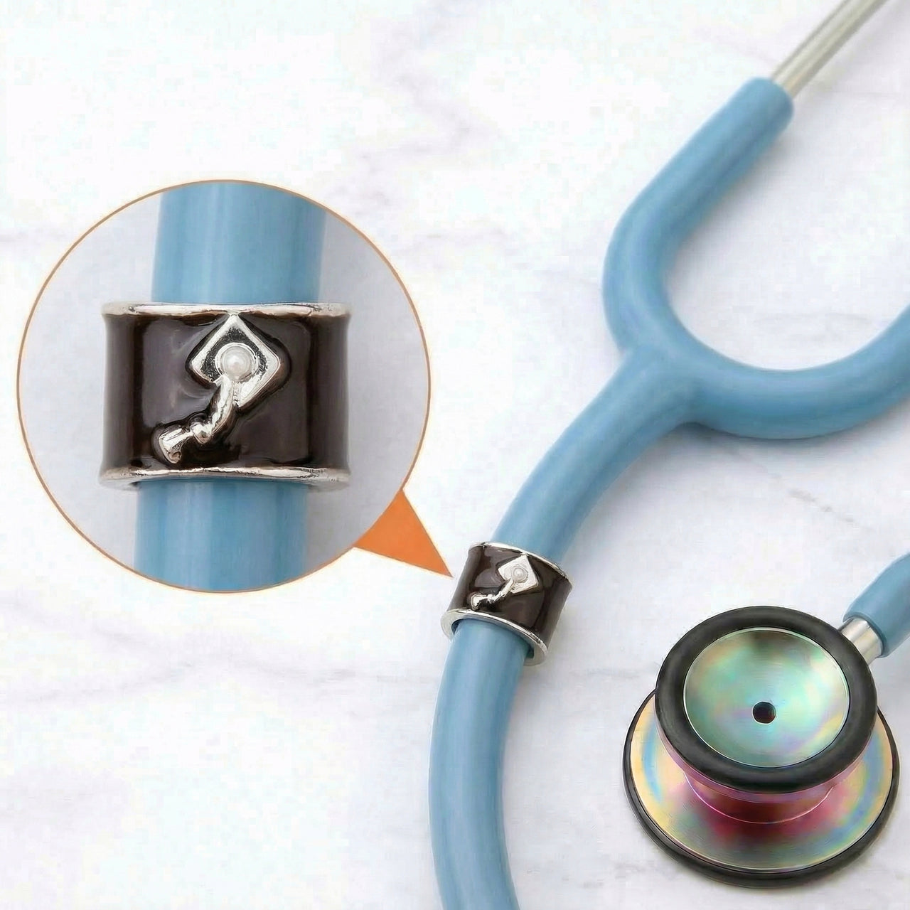 Graduation Hat Stethoscope Charm