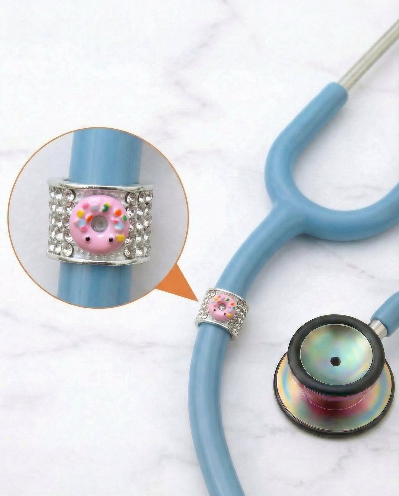 Donut Stethoscope Charm