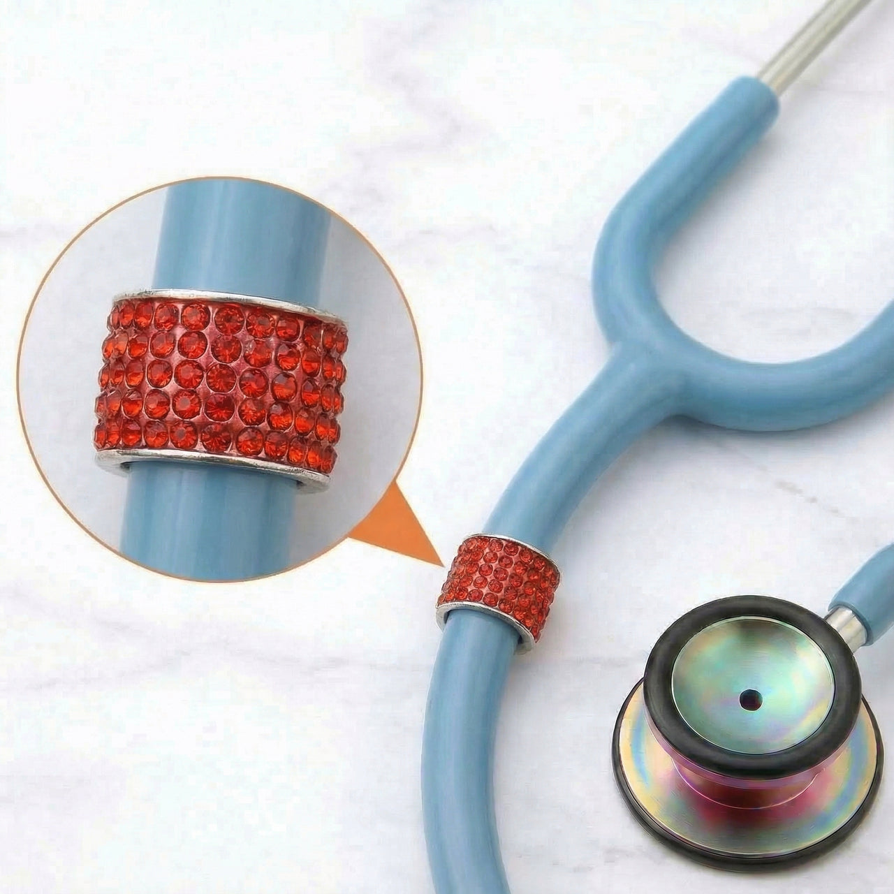 Cherry Stethoscope Charm
