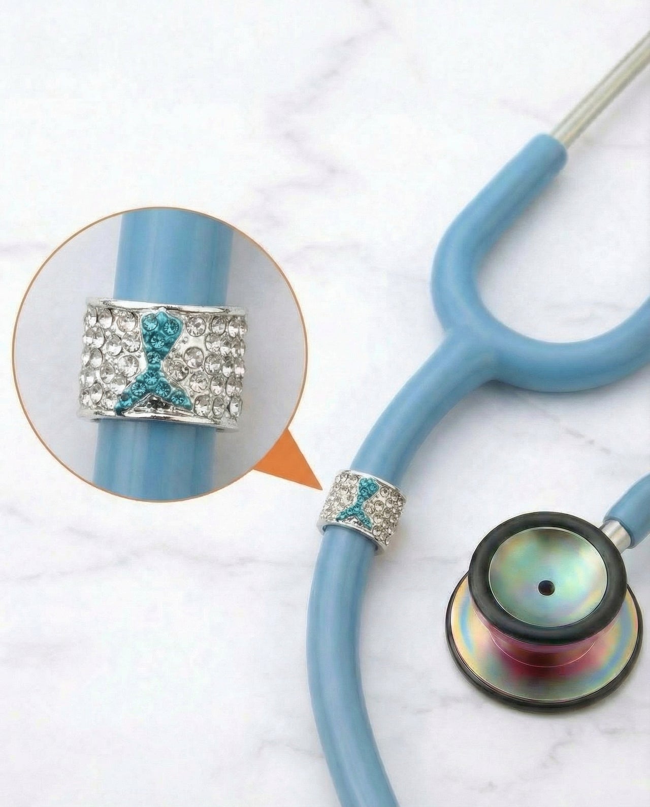 Mermaid Tail Stethoscope Charm