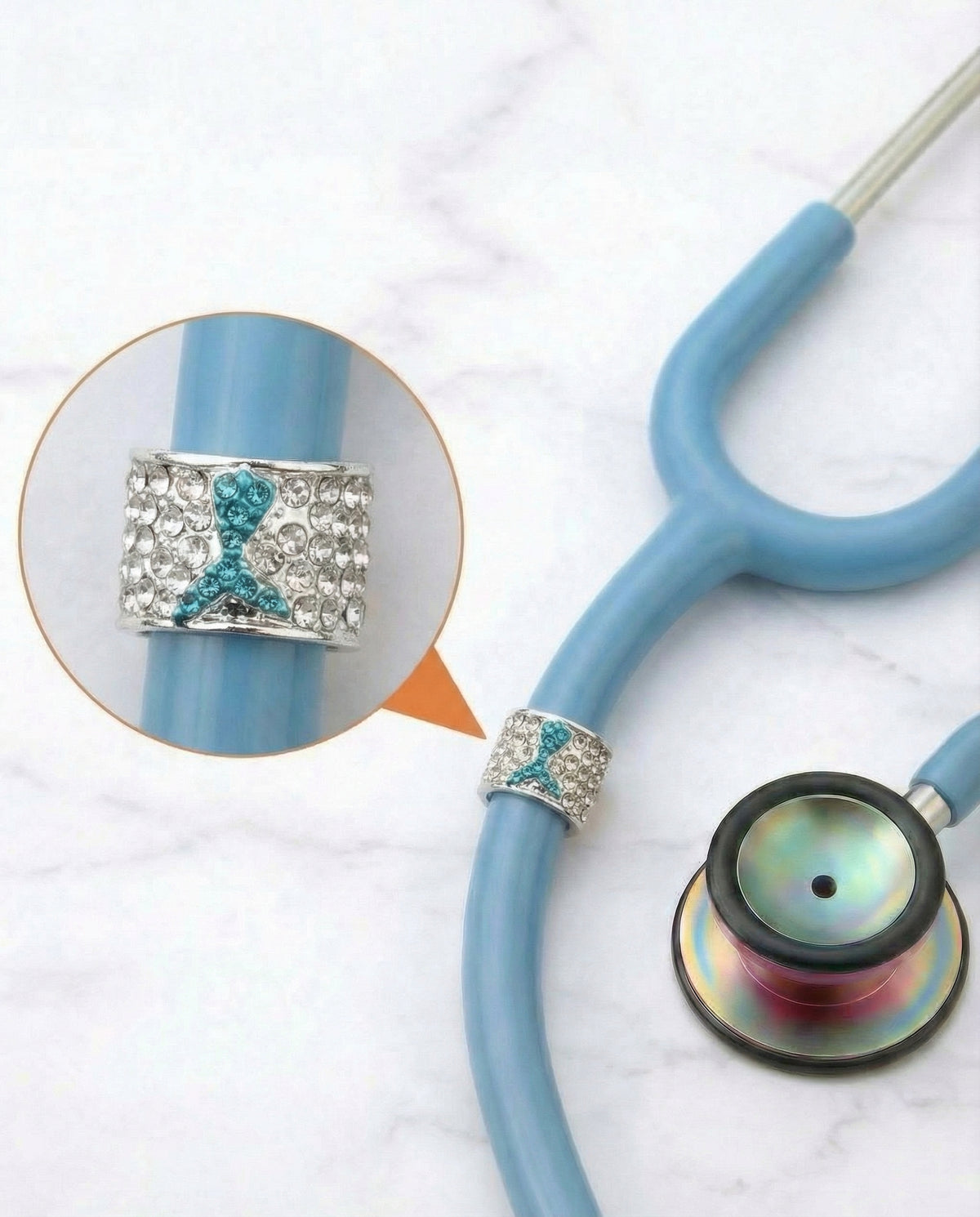 Mermaid Tail Stethoscope Charm