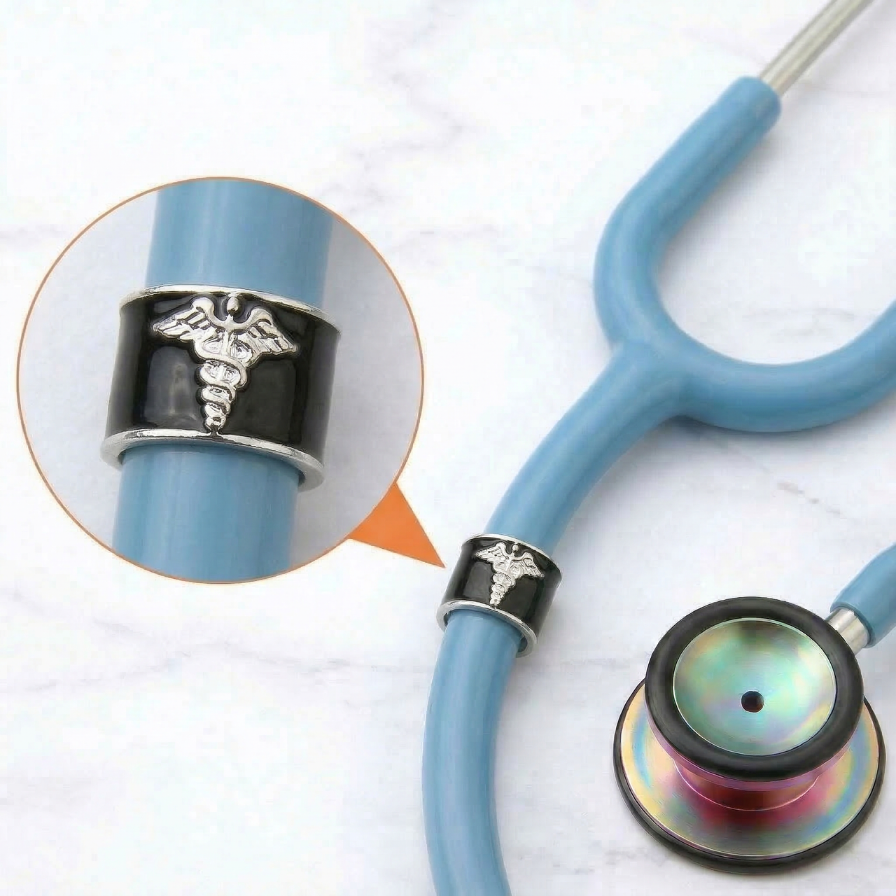 Caduceus Stethoscope Charm