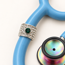 May Birth Stone Stethoscope Charm