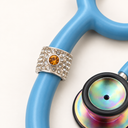 November Birth Stone Stethoscope Charm