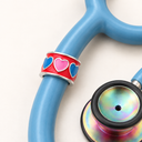Candy Hearts Stethoscope Charm
