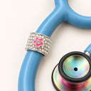 Flower Stethoscope Charm