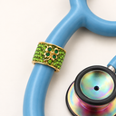 Green Lucky Stethoscope Charm