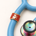 Snowman Stethoscope Charm
