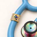 Joyful Hummingbird Stethoscope Charm