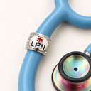 LPN Occupation Stethoscope Charm