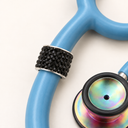 Midnight Bling Stethoscope Charm