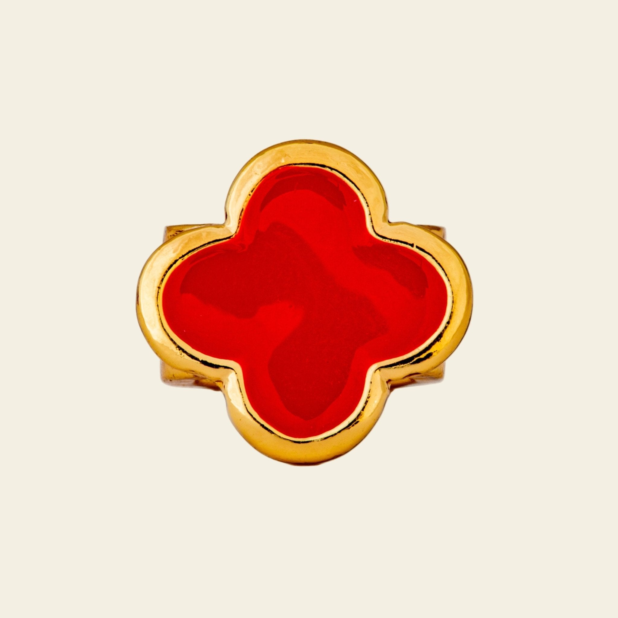 Chili Red 3D Clover Charm - CharMED