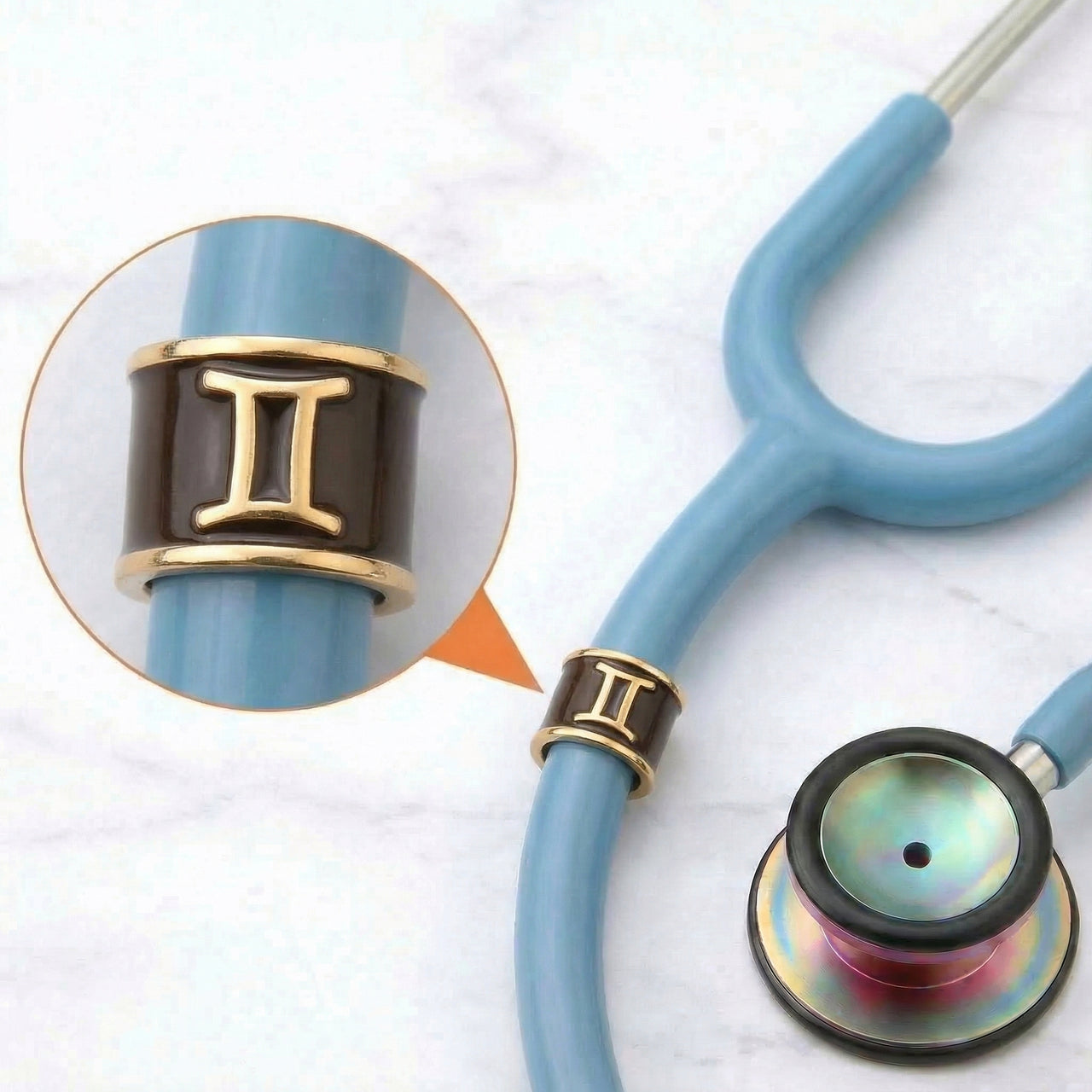 Gemini Stethoscope Charm