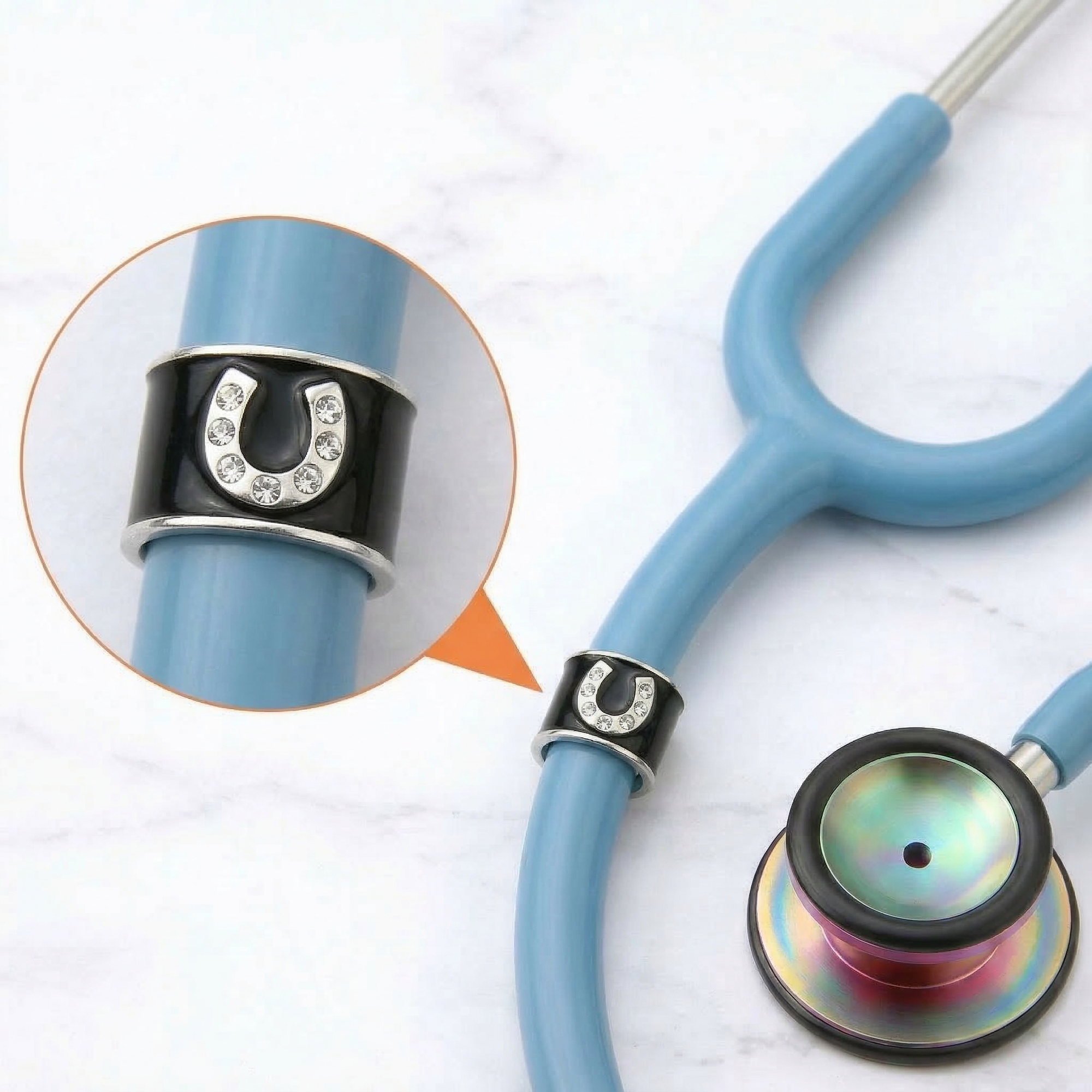 Horseshoe Stethoscope Charm