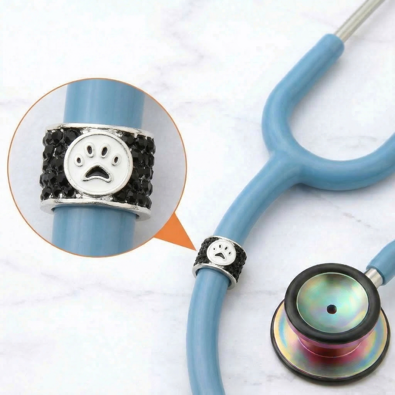Paw Stethoscope Charm