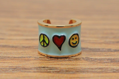 charMED Custom Stethoscope Charms - Peace Love Joy charm