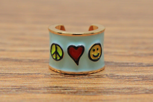 charMED Custom Stethoscope Charms - Peace Love Joy charm