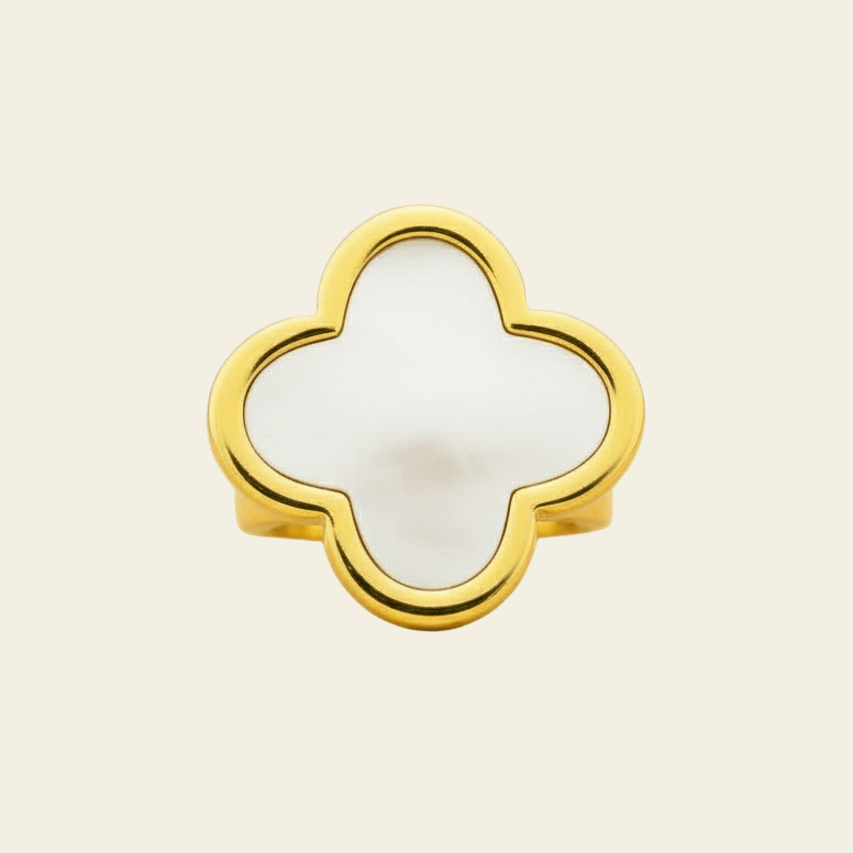 Pearl White 3D Clover Charm - CharMED