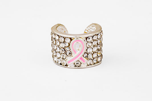charMED Custom Stethoscope Charms - Pink Ribbon (Breast Cancer) Charm