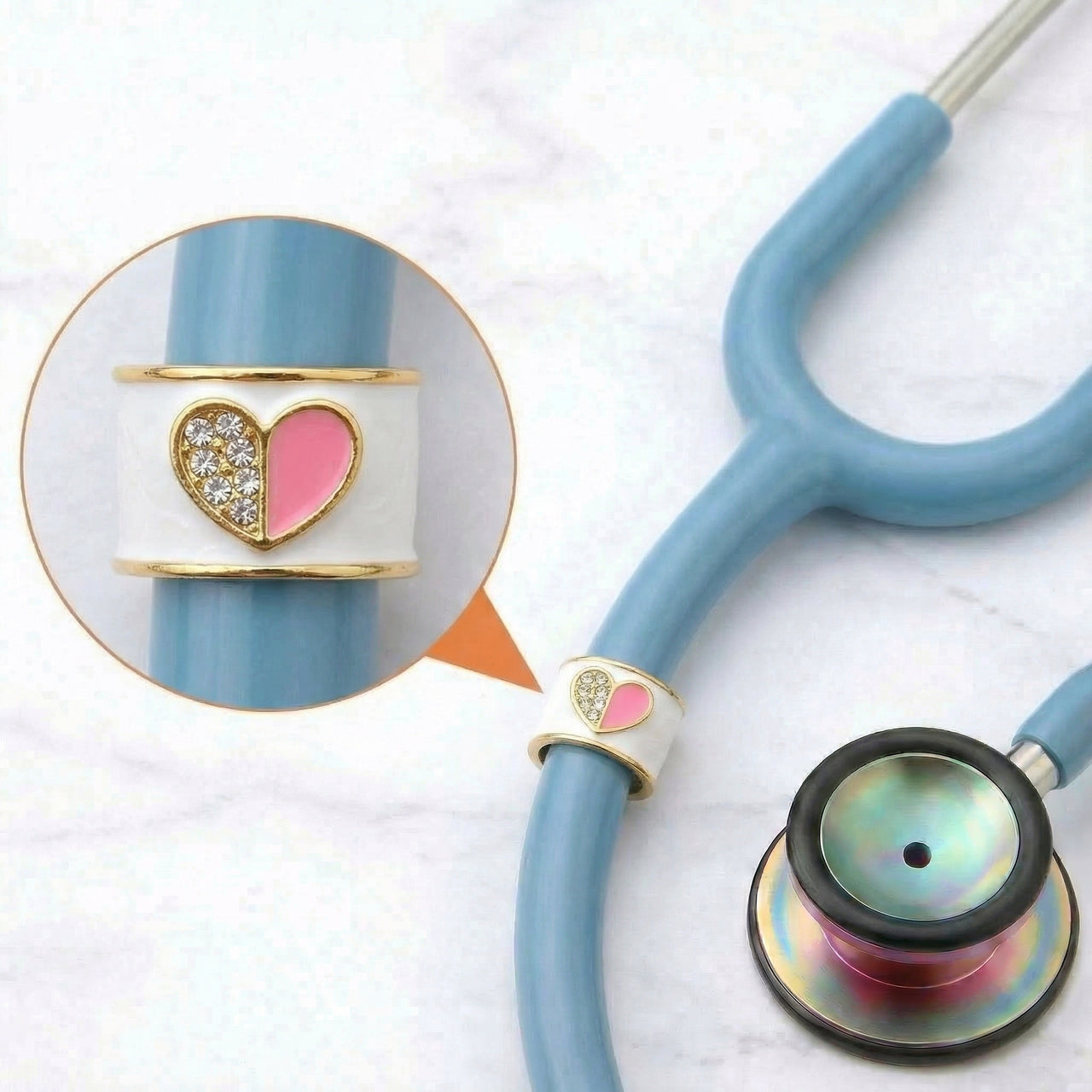 My Love Heart Stethoscope Charm