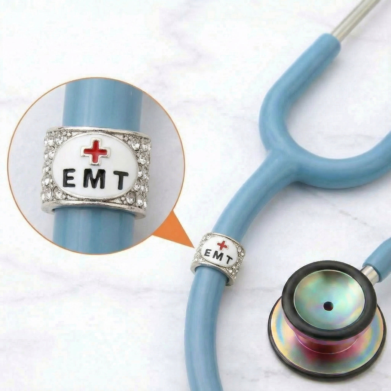 EMT Occupation Stethoscope Charm