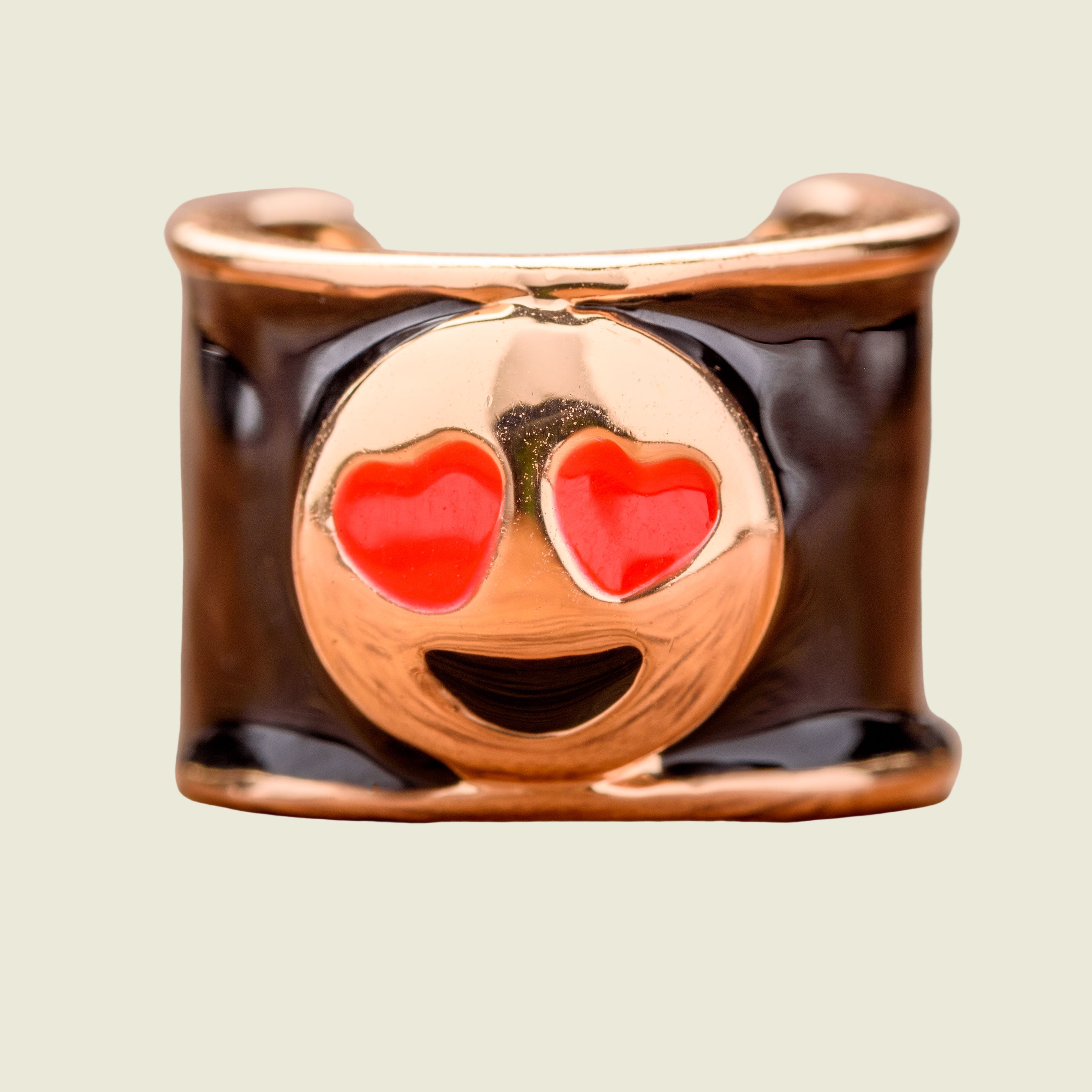 Heart Eyes Emoji Charm